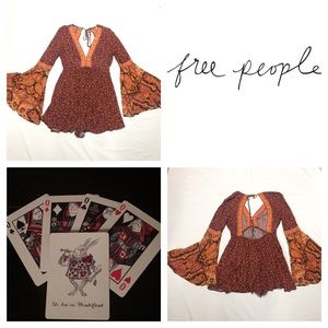 Free People Once upon a Summertime Romper Sz S
